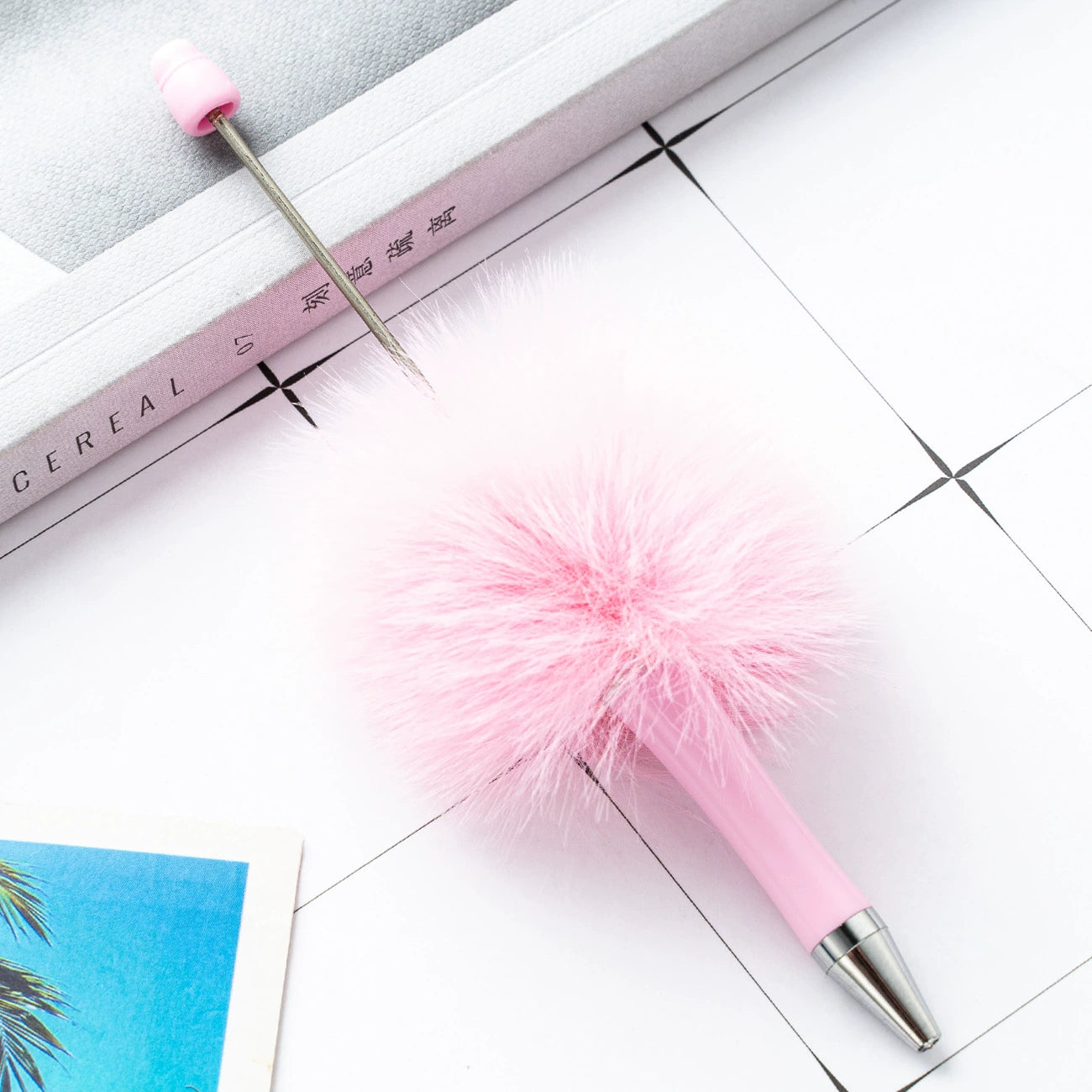 Plush pen $5.5 10pcs(more than$50 free shipping,less $50 need extra $8)