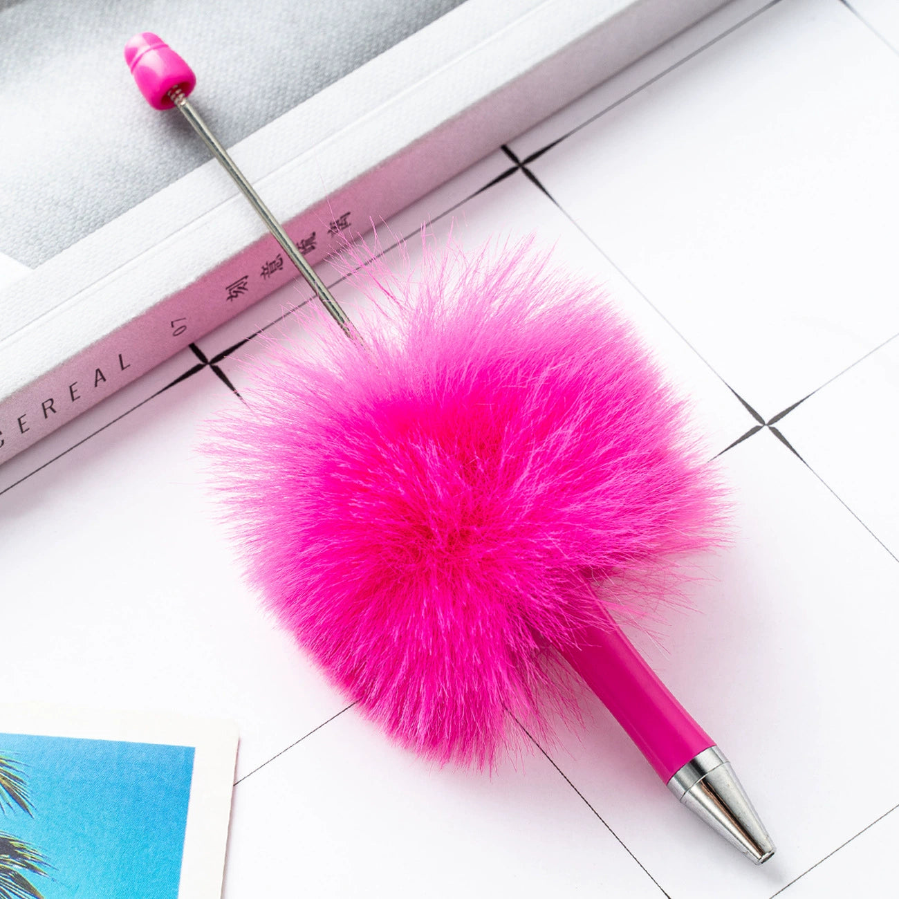 Plush pen  $5.5  10pcs(more than$50 free shipping,less $50 need extra $8）